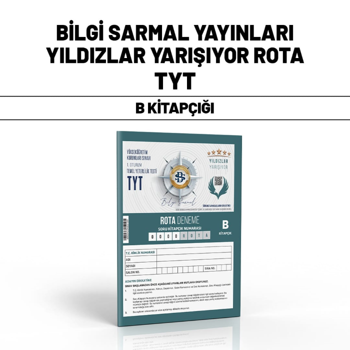 YILDIZLAR TYT ROTA DENEME SINAVI 0-B - 25-26